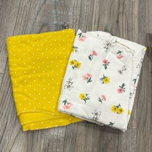 🌈4/25 2 baby receiving blankets